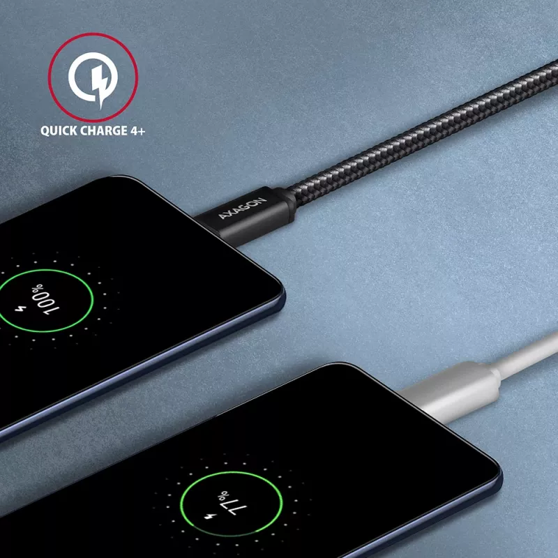 Axagon BUCM3-AM20AB SPEED USB-C <> USB-A 3.2 Gen 1 kábel 2 m