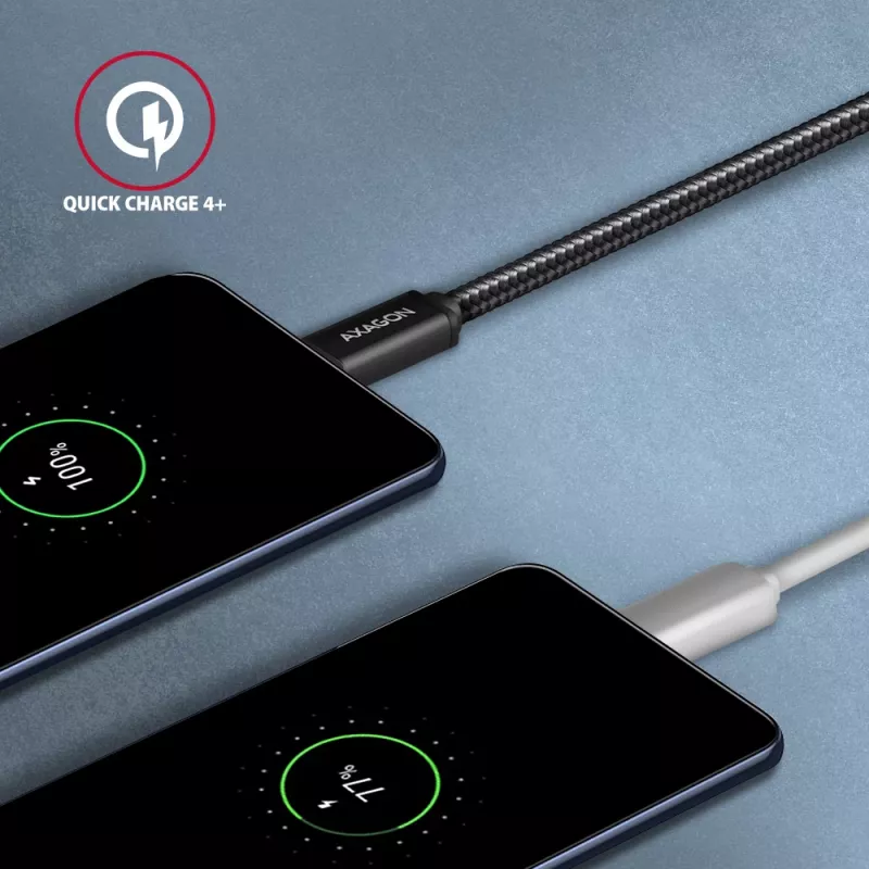 Axagon BUCM3-CM10AB SPEED USB-C <> USB-C 3.2 Gen 1 kábel 1 m