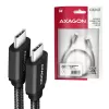 Axagon BUCM3-CM10AB SPEED USB-C <> USB-C 3.2 Gen 1 kábel 1 m