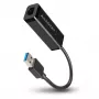 Axagon ADE-SR USB-A Gigabit Ethernet adaptér, káblový, USB, Ethernet, 1000 Mbit/s, čierny