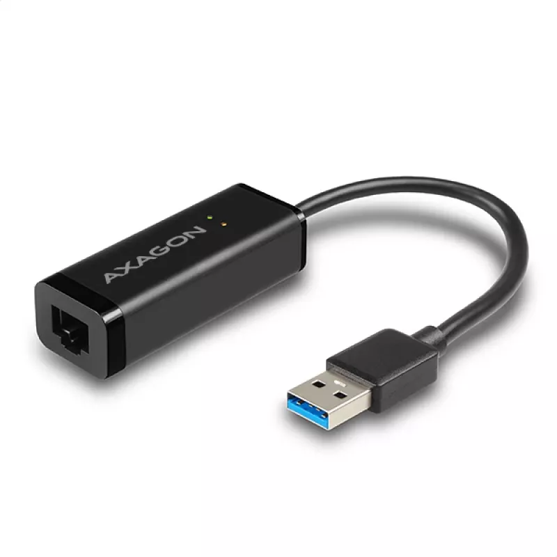 Axagon ADE-SR USB-A Gigabit Ethernet adaptér, káblový, USB, Ethernet, 1000 Mbit/s, čierny
