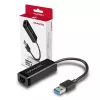 Axagon ADE-SR USB-A Gigabit Ethernet adaptér, káblový, USB, Ethernet, 1000 Mbit/s, čierny