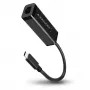 Axagon ADE-SRC USB-C Gigabit Ethernet adaptér, káblový, USB Type-C, Ethernet, 1000 Mbit/s, čierny