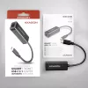 Axagon ADE-SRC USB-C Gigabit Ethernet adaptér, káblový, USB Type-C, Ethernet, 1000 Mbit/s, čierny