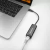 Axagon ADE-SRC USB-C Gigabit Ethernet adaptér, káblový, USB Type-C, Ethernet, 1000 Mbit/s, čierny