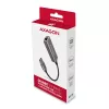 AXAGON USB 3.2 Gen 1 Type-A na Gigabit Ethernet adaptér ADE-TR — 10/100/1000 Mbps, kovová titánová sivá, 5000 Mbit/s