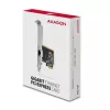 Axagon PCEE-GRF PCIe - Gigabit Ethernet adaptér Realtek 8111F vrátane SP & LP