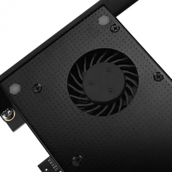 Axagon PCEM2-DC PCIe x4 - M.2 NVMe M-Key + SATA B-Key slot adaptér s chladičom, SP & LP