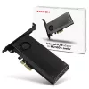 Axagon PCEM2-DC PCIe x4 - M.2 NVMe M-Key + SATA B-Key slot adaptér s chladičom, SP & LP