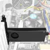 Axagon PCEM2-DC PCIe x4 - M.2 NVMe M-Key + SATA B-Key slot adaptér s chladičom, SP & LP
