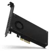 Axagon PCEM2-DC PCIe x4 - M.2 NVMe M-Key + SATA B-Key slot adaptér s chladičom, SP & LP