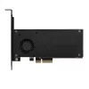Axagon PCEM2-DC PCIe x4 - M.2 NVMe M-Key + SATA B-Key slot adaptér s chladičom, SP & LP