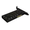 Axagon PCEM2-DC PCIe x4 - M.2 NVMe M-Key + SATA B-Key slot adaptér s chladičom, SP & LP