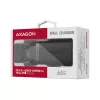 Axagon ACU-DPQ65 GaN nástenná nabíjačka 65W, 3 konektory (USB-A + Dual-USB-C), PD3.0/QC4+/PPS/Apple