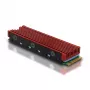 Axagon CRL-M2 pasívny hliníkový chladič pre všetky M.2 SSD, veľkosť 2280, výška 12 mm.
