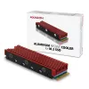Axagon CRL-M2 pasívny hliníkový chladič pre všetky M.2 SSD, veľkosť 2280, výška 12 mm.