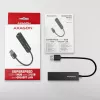 Axagon HMA-GL3A multiport hub USB 3.0 typ A Gbit-LAN 3x USB-A microSD káblový USB 3.2 Gen 1 (3.1 Gen 1) Type-A čierny