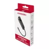 Axagon HMC-6GL USB 3.2 Gen 1 hub, 3x USB-A, HDMI 4K/30Hz, RJ-45, PD 100W, 20 cm USB-C kábel