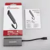 AXAGON HMC-4G2, USB-C 3.2 Gen 2 10 Gb/s hub, konektory 2x USB-A + 2x USB-C, kábel USB-C 13cm