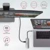 Axagon HMC-5 USB 3.2 Gen 1 hub, 2x USB-A, HDMI, SD/microSD, PD 100W, 20 cm USB-C kábel