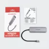 Axagon HMC-5 USB 3.2 Gen 1 hub, 2x USB-A, HDMI, SD/microSD, PD 100W, 20 cm USB-C kábel