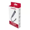 Axagon HMC-5 USB 3.2 Gen 1 hub, 2x USB-A, HDMI, SD/microSD, PD 100W, 20 cm USB-C kábel