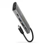 Axagon HMC-5G2 SPEEDSTER rozbočovač USB-C 5 v 1, 2x USB-A, 2x USB-C, HDMI, PD 60 W