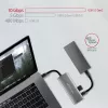 Axagon HMC-5G2 SPEEDSTER rozbočovač USB-C 5 v 1, 2x USB-A, 2x USB-C, HDMI, PD 60 W