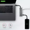 Axagon HMC-5G2 SPEEDSTER rozbočovač USB-C 5 v 1, 2x USB-A, 2x USB-C, HDMI, PD 60 W