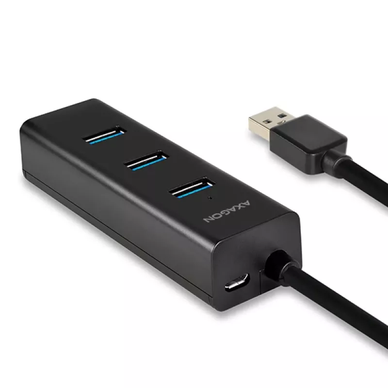 Axagon HUE-S2B 4x USB 3.0 CHARGING hub, napájanie cez Micro-USB