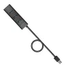 Axagon HUE-S2BL 4x USB 3.0 CHARGING hub s 1,2 m káblom, napájanie cez Micro-USB