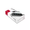 Axagon HUE-S2BL 4x USB 3.0 CHARGING hub s 1,2 m káblom, napájanie cez Micro-USB