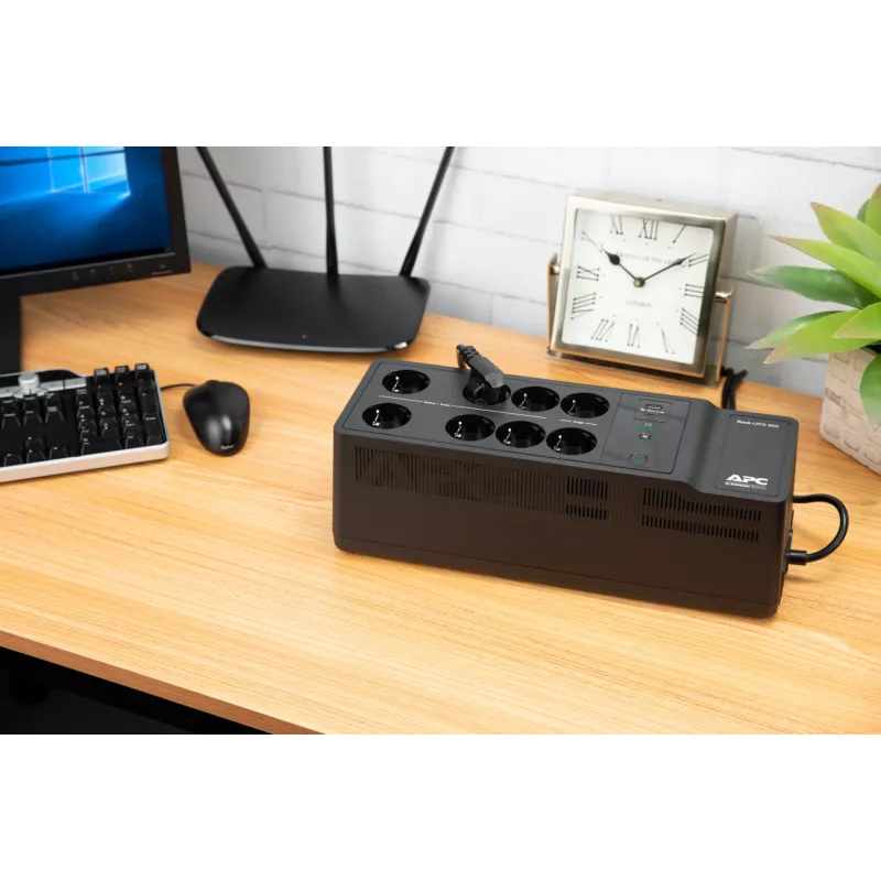 APC Back-UPS BE850G2-GR - záložné napájanie 8 zásuviek, 850VA, 2 USB nabíjačky, 1 USB dátový konektor