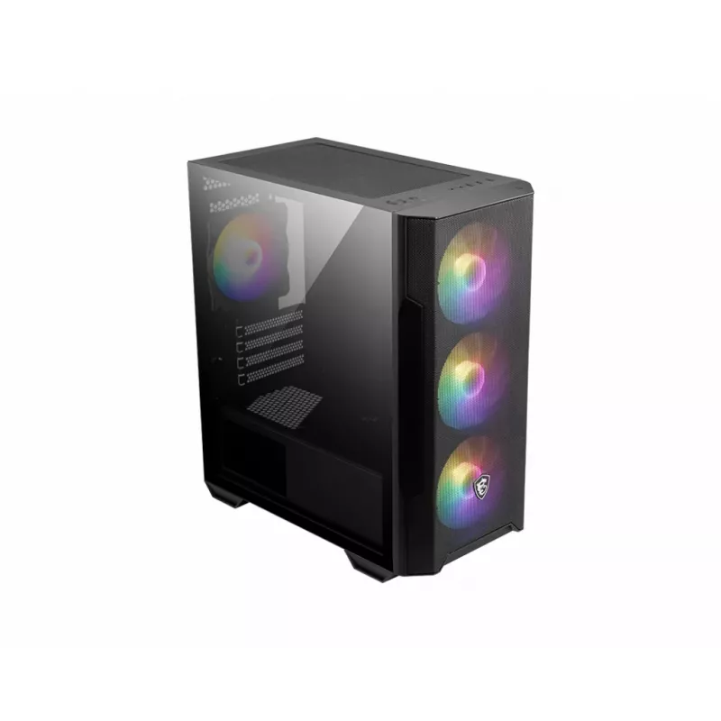 MSI MAG Forge M100R Midi-Tower čierna, transparentná