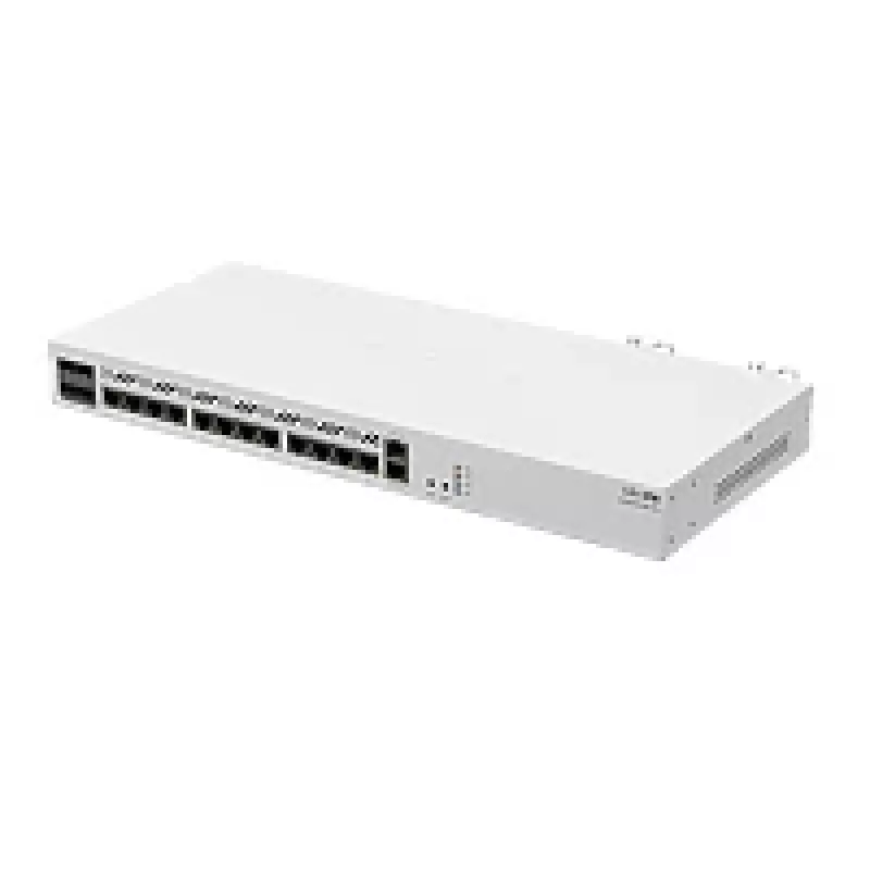 Káblový router MikroTik CCR2116-12G-4S+ — 13x Gigabit RJ-45, 4x SFP+, 2000 MHz, DDR4, biely