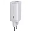 IBOX mobilná nabíjačka ILUC65W, 65W, 2x USB-C + 1x USB-A, biela, 1,5 m kábel