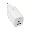 IBOX mobilná nabíjačka ILUC65W, 65W, 2x USB-C + 1x USB-A, biela, 1,5 m kábel
