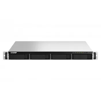 QNAP TS-464U-RP NAS rack (1U) Intel® Celeron® N5095 8 GB DDR4 0 TB QNAP Turbo System hliník, čierna