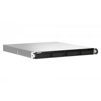 QNAP TS-464U-RP NAS rack (1U) Intel® Celeron® N5095 8 GB DDR4 0 TB QNAP Turbo System hliník, čierna