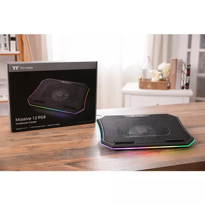 THERMALTAKE chladič notebooku – Massive 12 RGB – 15 palcov