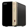 QNAP TS-264 NAS Tower Intel® Celeron® N5095 8 GB 0 TB QNAP QTS čierna, zlatá