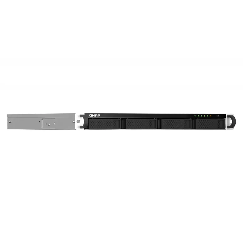 QNAP TS-464U NAS rack (1U) Intel® Celeron® N5095 8 GB DDR4 0 TB QNAP Turbo System hliník, čierna