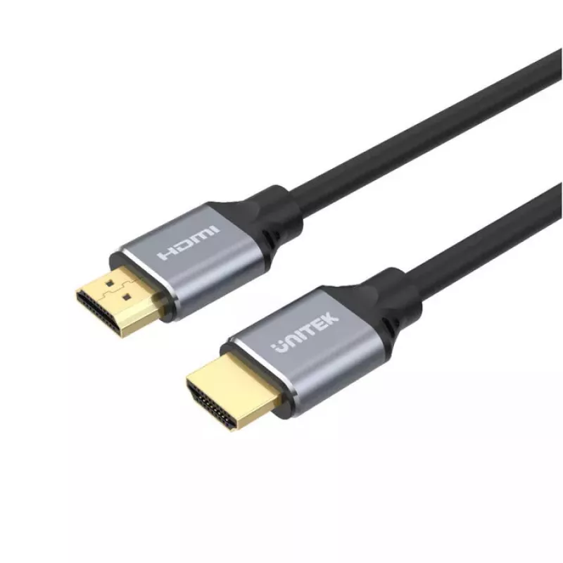 HDMI kábel Unitek C140W 5 m – HDMI typ A na typ A, HDMI 2.1, 48 Gbit/s, 120 Hz, čierny