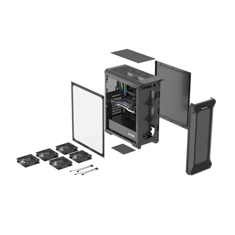 GENESIS Irid 505F Midi Tower čierna