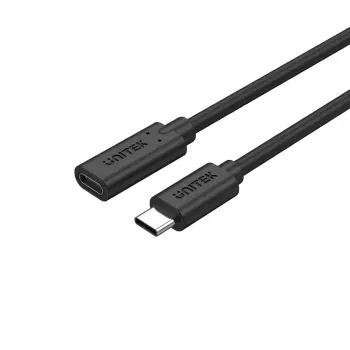 USB-C na USB-C kábel Unitek C14086BK-1.5M — USB 3.2 Gen 2, 10 Gbit/s, 5 m, čierny