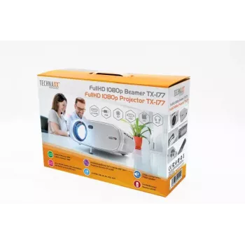 Projektor Technaxx TX-177 15000 ANSI lumen LCD 1080p biely