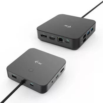 i-tec USB-C HDMI Dual DP dokovacia stanica s Power Delivery 100 W + univerzálna nabíjačka 100 W