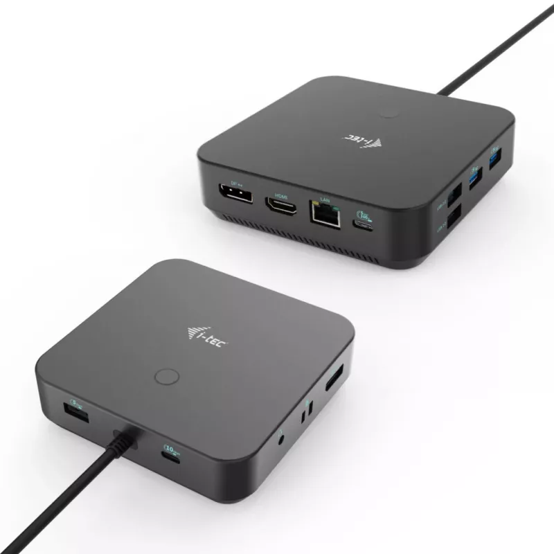 i-tec USB-C HDMI Dual DP dokovacia stanica s Power Delivery 100 W + univerzálna nabíjačka 100 W