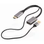 GEMBIRD Aktívny 4K HDMI konektor samec na DisplayPort konektor samica adaptér, čierny