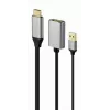 GEMBIRD Aktívny 4K HDMI konektor samec na DisplayPort konektor samica adaptér, čierny